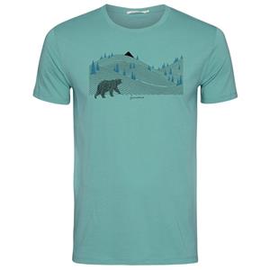 GreenBomb  Animal Bearland Guide T-Shirt Cotton - T-shirt, turkoois