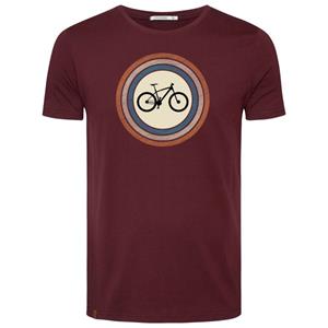 GreenBomb  Bike Target Guide T-Shirt Cotton - T-shirt, rood