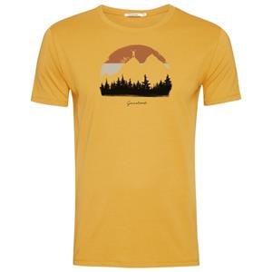 GreenBomb  Nature Forest Happy Guide T-Shirt Cotton - T-shirt, beige