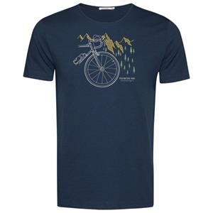 GreenBomb  Bike Nature Park Spice T-Shirt Cotton - T-shirt, blauw