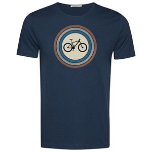 GreenBomb  Bike Target Spice T-Shirt Cotton - T-shirt, blauw