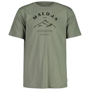 Maloja  GamsspitzM. - T-shirt, olijfgroen