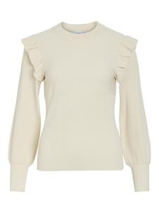 Vila 14094194 vineira o-neck l/s rib knit top -