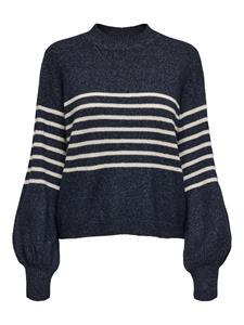 Jacqueline de Yong Jdylayla ls hn stripe pullover knt dessin