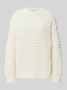 Jake*s Casual Gebreide pullover met ajourpatroon