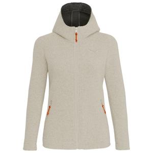 Salewa  Women's Sarner 2L Wool Full Zip Hooded Jacket - Wollen vest, grijs