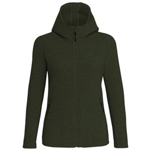 Salewa  Women's Sarner 2L Wool Fullzip Hoody - Wollen vest, olijfgroen