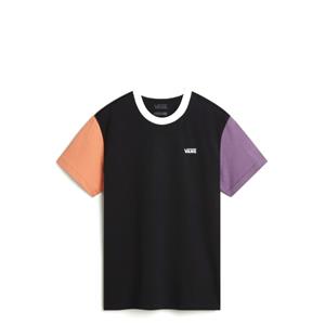 Vans  Women's Colorblock BFF Tee - T-shirt, zwart