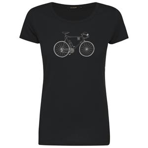 GreenBomb  Women's Bike Classic Loves T-Shirt Cotton - T-shirt, zwart