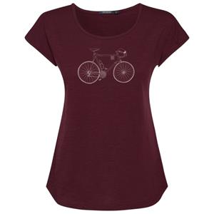 GreenBomb  Women's Bike Classic Cool T-Shirt Cotton - T-shirt, rood