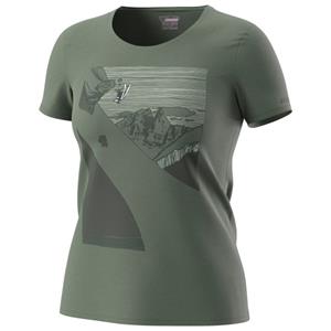 Dynafit  Women's X Simon Charriere Tee - T-shirt, olijfgroen