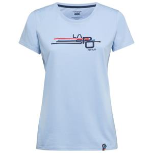 La sportiva  Women's Stripe Cube T-Shirt - T-shirt, blauw