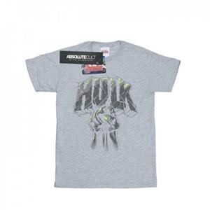 Marvel Heren Hulk Punch Logo T-shirt