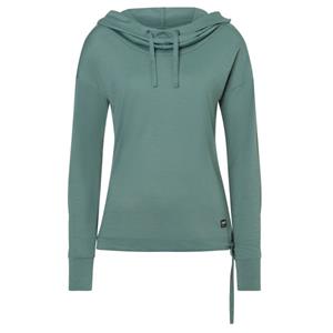 Super.Natural  Women's Funnel Hoodie - Hoodie, turkoois