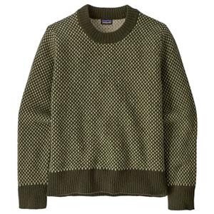 Patagonia  Women's Recycled Wool Crewneck Sweater - Wollen trui, olijfgroen