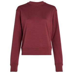 Icebreaker  Women's Crush II L/S Sweatshirt - Merinotrui, rood