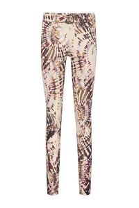 Helena Hart Chino print splash 7306 wine