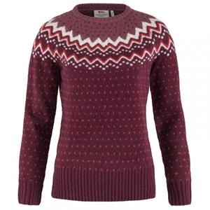 Fjällräven  Women's Övik Knit Sweater - Wollen trui, rood