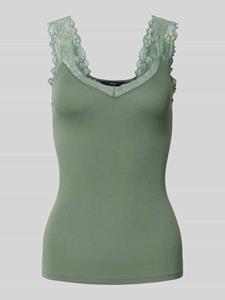 Vero Moda Regular fit top met bandjes en kant, model 'ROSA'