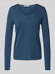 Tom Tailor Regular fit gebreide pullover met V-hals