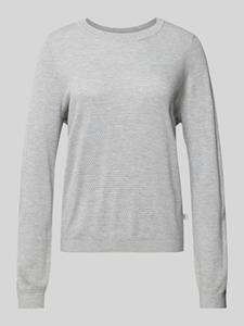 QS Gebreide pullover met pofmouwen