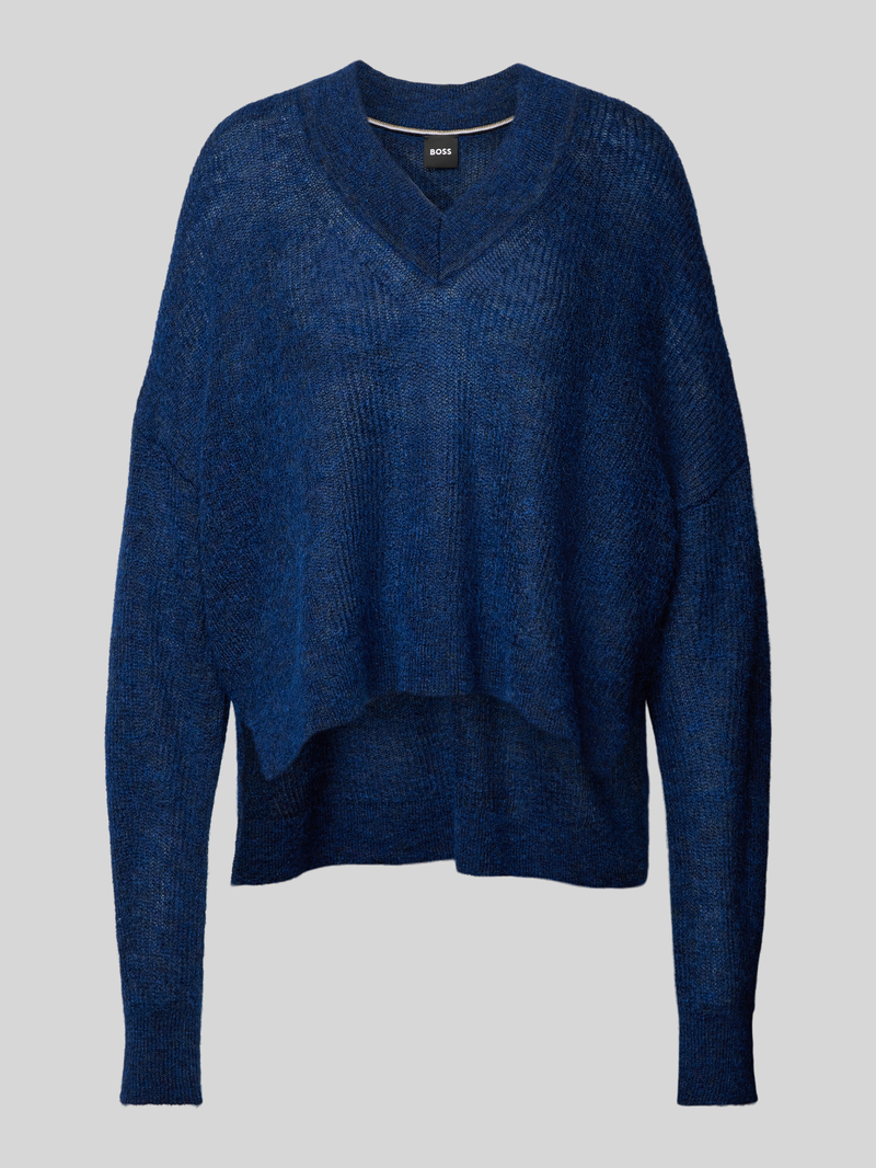 Boss Gebreide pullover met V-hals, model 'Frankia'