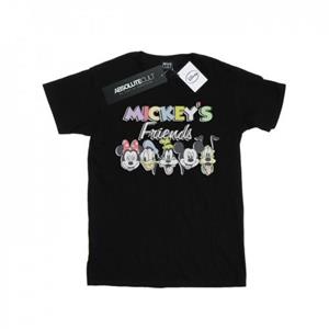 Disney Heren Mickey Mouse Friends Faded Nostalgia T-shirt