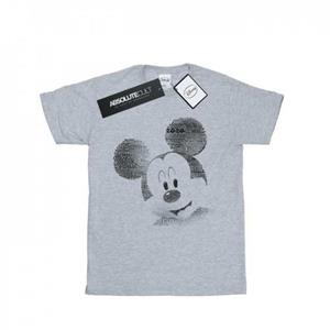 Disney Heren Mickey Mouse T-shirt met tekstgezicht