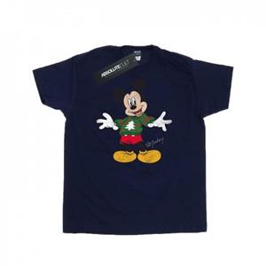 Disney Heren Mickey Mouse Kersttrui T-shirt