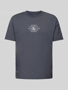 Calvin Klein Jeans T-shirt met logostitching, model 'NYC STAMP'