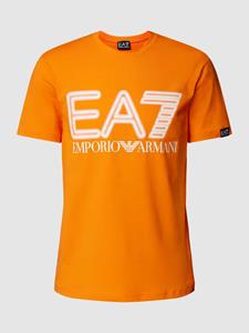 EA7 Emporio Armani T-shirt met labelprint