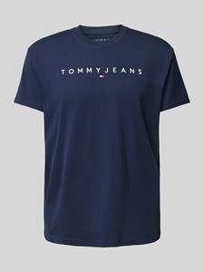 Tommy Jeans T-shirt met labelstitching