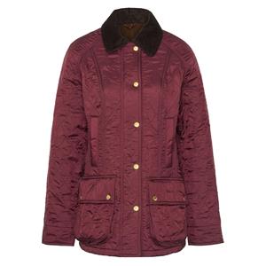 Barbour Damesjas Beadnell Polarquilt Cabernet/Brown