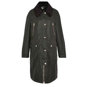 Barbour Dames waxjas Ebberston Olive/ Ancient