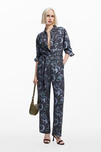 Desigual Vloeiende jumpsuit met print - BLACK