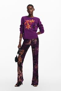 Desigual Sweatshirt met Arty-print - RED