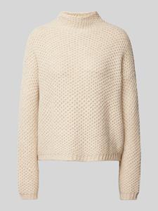 HUGO Gebreide pullover met opstaande kraag, model 'Safineynny'