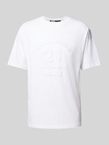 Karl Lagerfeld T-shirt met labelstitching