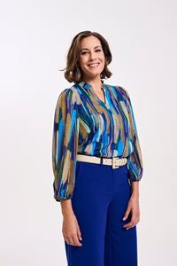 Mayerline Printblouse In Voile Op Elastiek