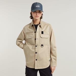 G-Star RAW Tape Overshirt - Beige - Dames