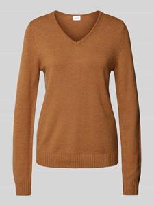 Vila Gebreide pullover met V-hals