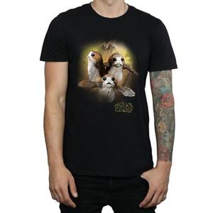 Pertemba FR - Apparel Star Wars: The Last Jedi Heren Porg geborsteld katoenen T-shirt