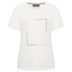 ELBSAND  Women's Lora T-Shirt - T-shirt, wit