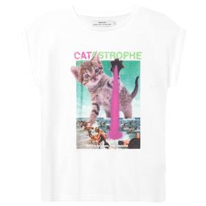 Dedicated  Women's T-Shirt Visby Catastrophe - T-shirt, wit