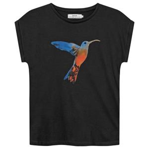 Dedicated  Women's T-Shirt Visby Painted Hummingbird, zwart