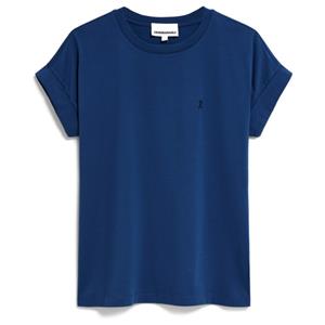 ARMEDANGELS  Women's Idaa Logo - T-shirt, blauw