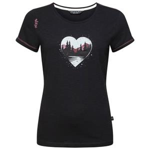 Chillaz  Women's Gandia Mountain Heart - T-shirt, zwart