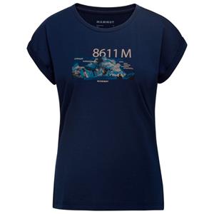 Mammut  Women's Mountain T-Shirt 8611m - T-shirt, blauw