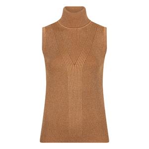 Esqualo Top f24-31500 caramel