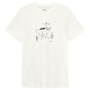 Dedicated  T-Shirt Stockholm All Out Boat - T-shirt, wit